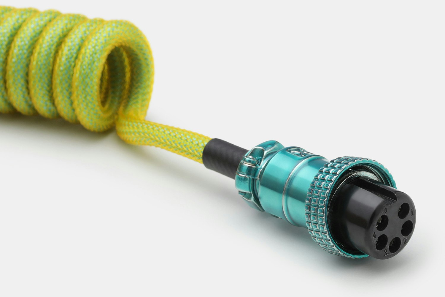 Mechcables Cyberpunk Custom Coiled Aviator USB Cable