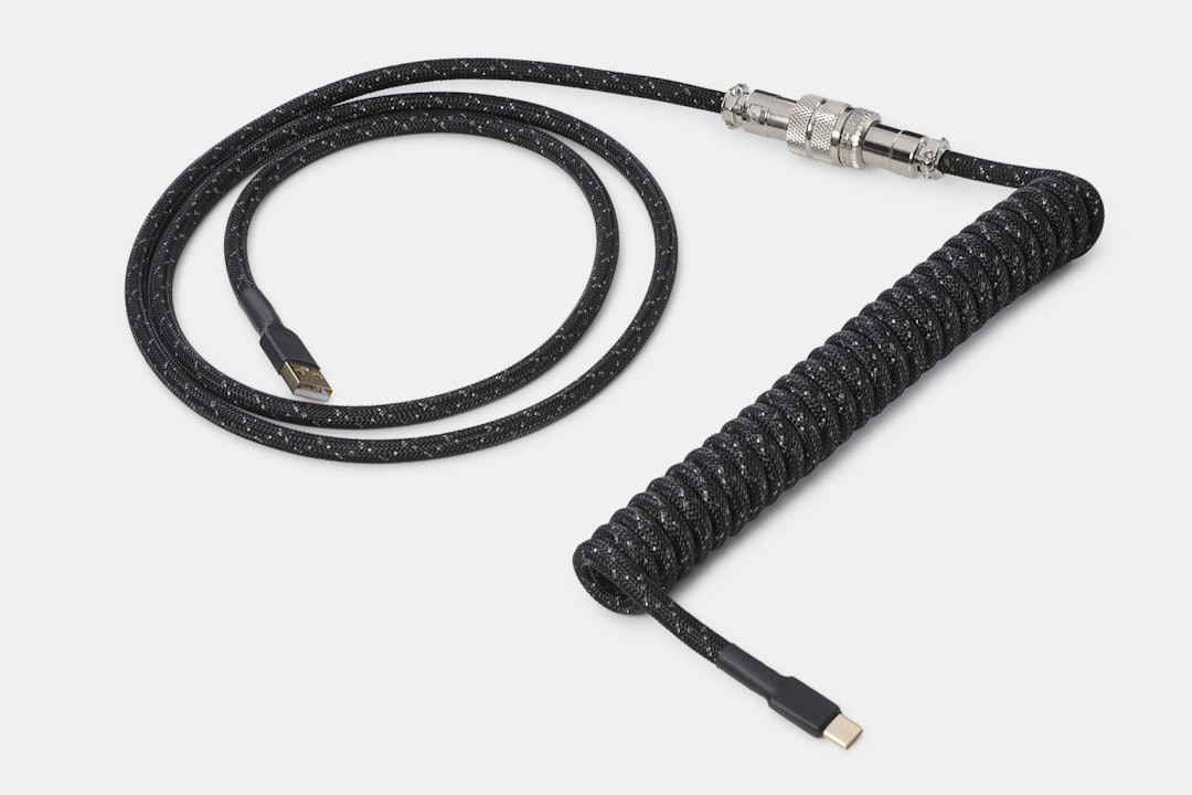 Mechcables Darkspeed Custom Coiled Aviator USB Cable
