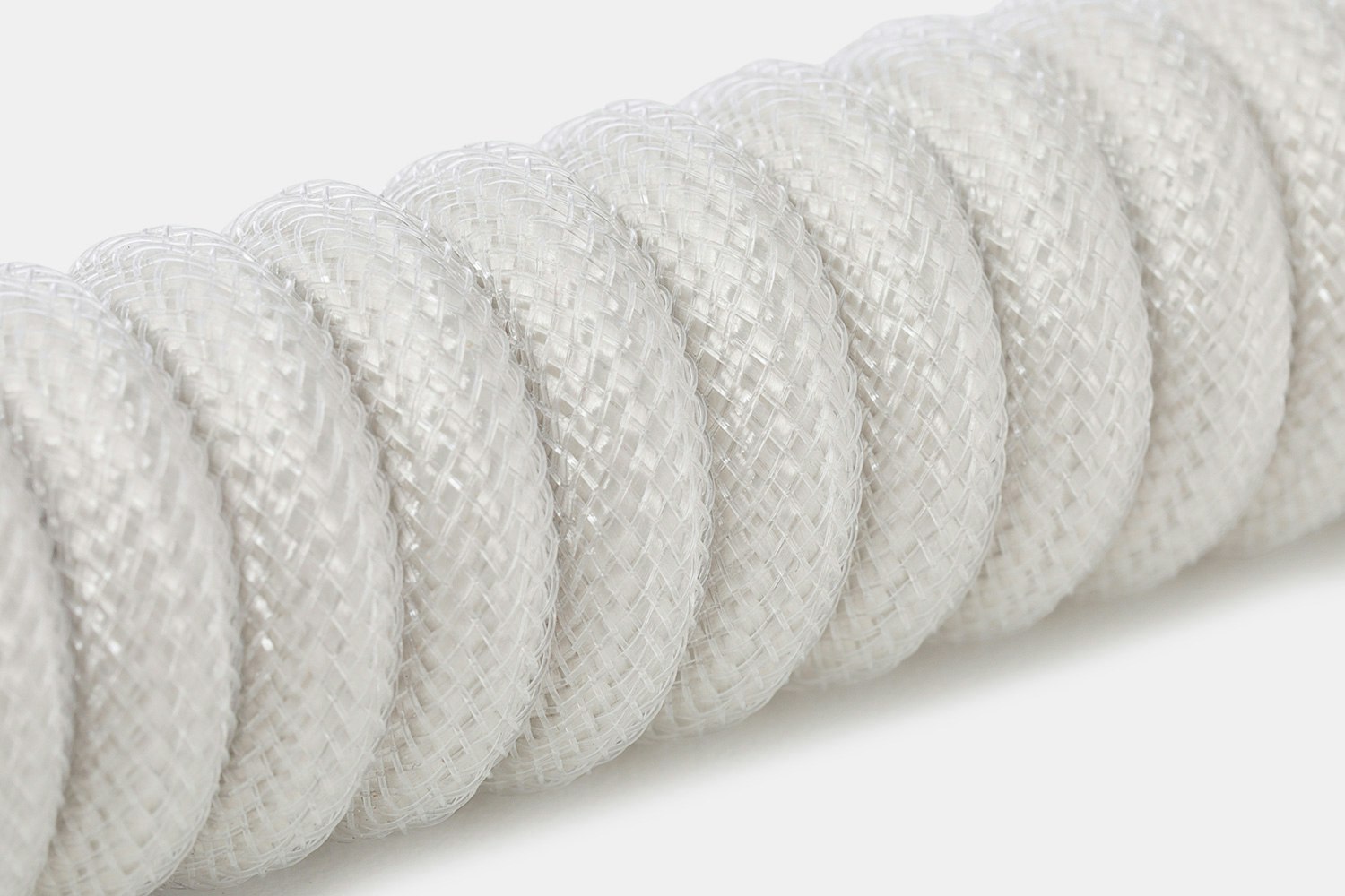 Mechcables Cream Custom Coiled Aviator USB Cable