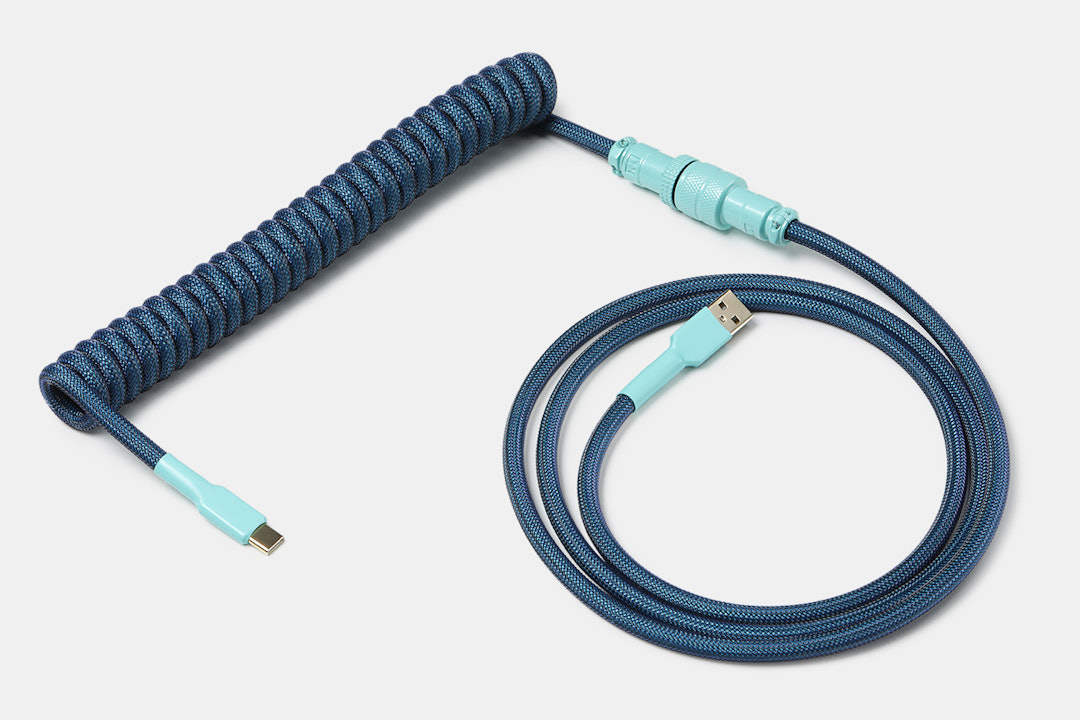 Mechcables Dusk Custom Coiled Aviator USB Cable