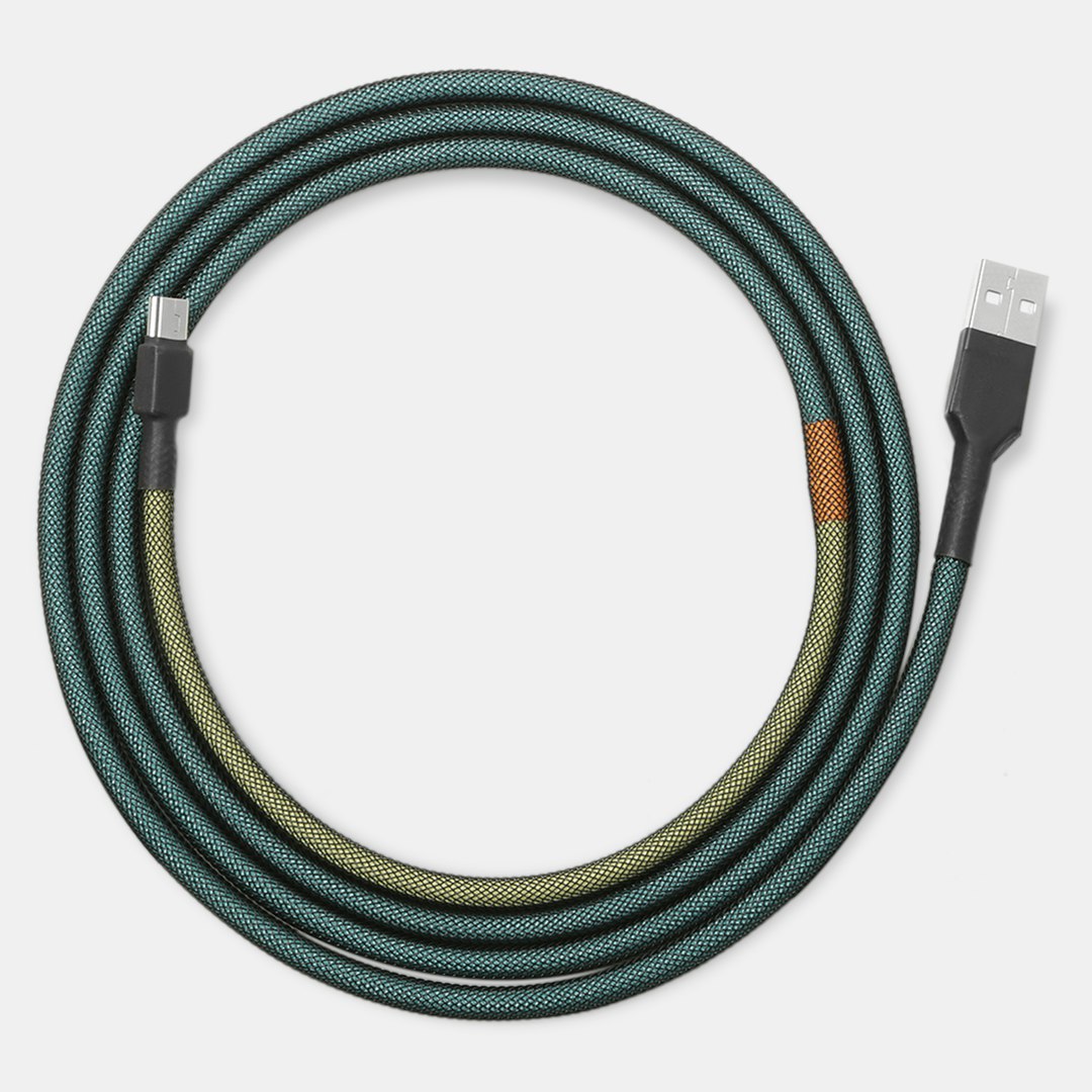 Mechcables Glimy CustomSleeved USB Cable Details Mechanical Keyboards Keyboard Cables