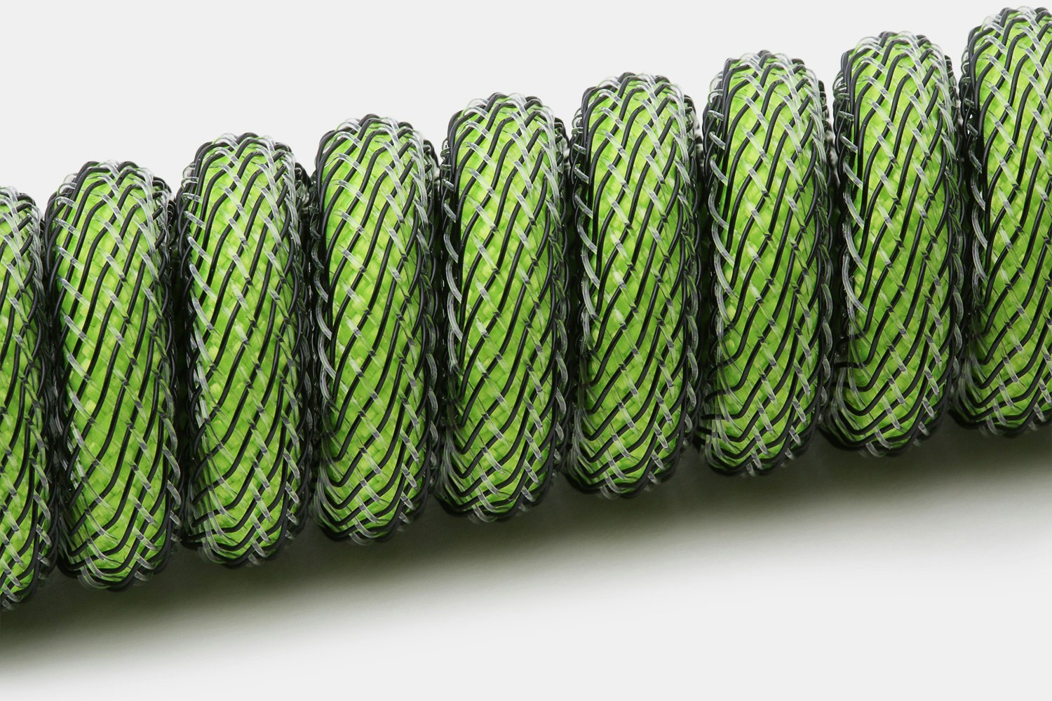 Mechcables Green Screen Custom-Sleeved USB Cable