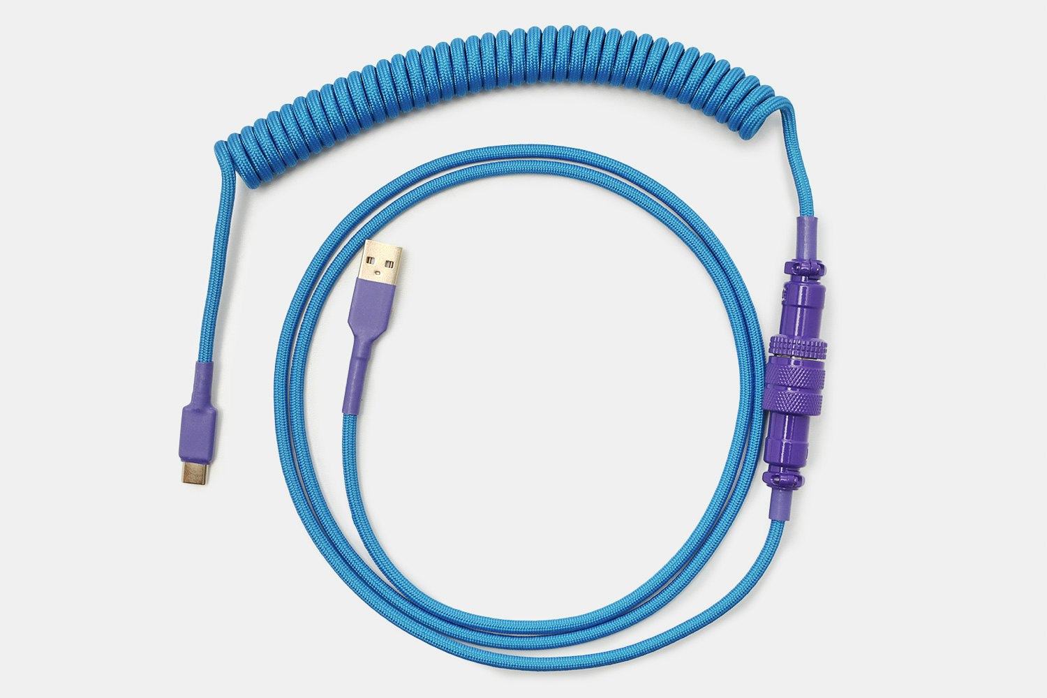 Mechcables Joker Aviator Custom-Coated Coil USB Cable