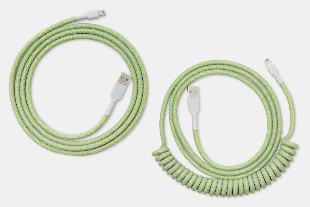 Mechcables Lime Custom-Sleeved USB Cable