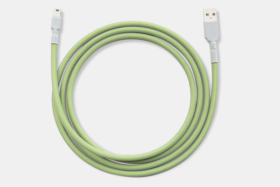 Mechcables Lime Custom-Sleeved USB Cable