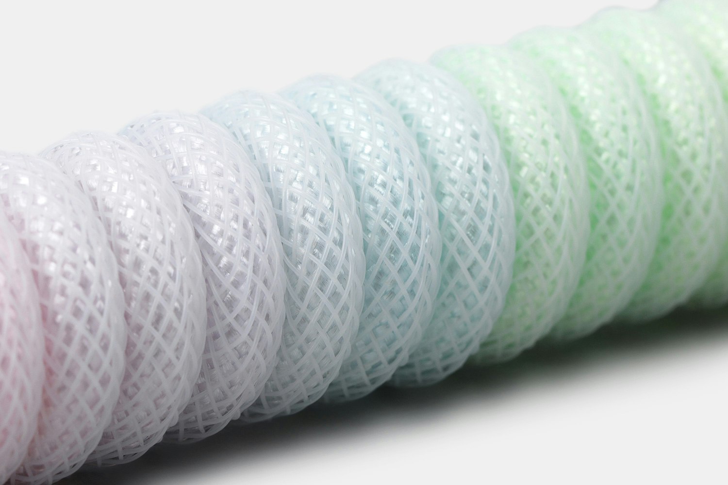 Mechcables Pastel Rainbow Custom Coiled Aviator USB Cable