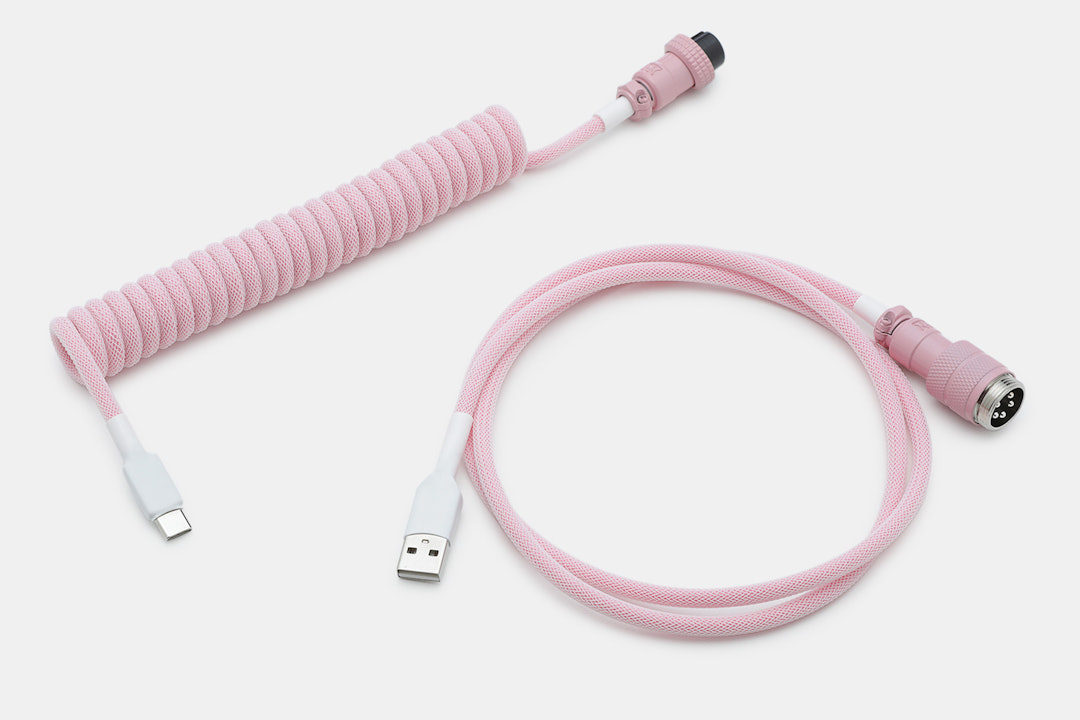 Mechcables Sakura Custom Coiled Aviator USB Cable