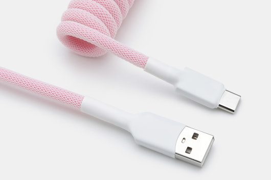 Mechcables Sakura Custom Coiled Aviator USB Cable