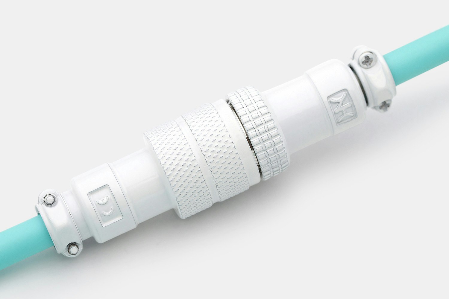 Mechcables Seafoam Custom Coiled Aviator USB Cable