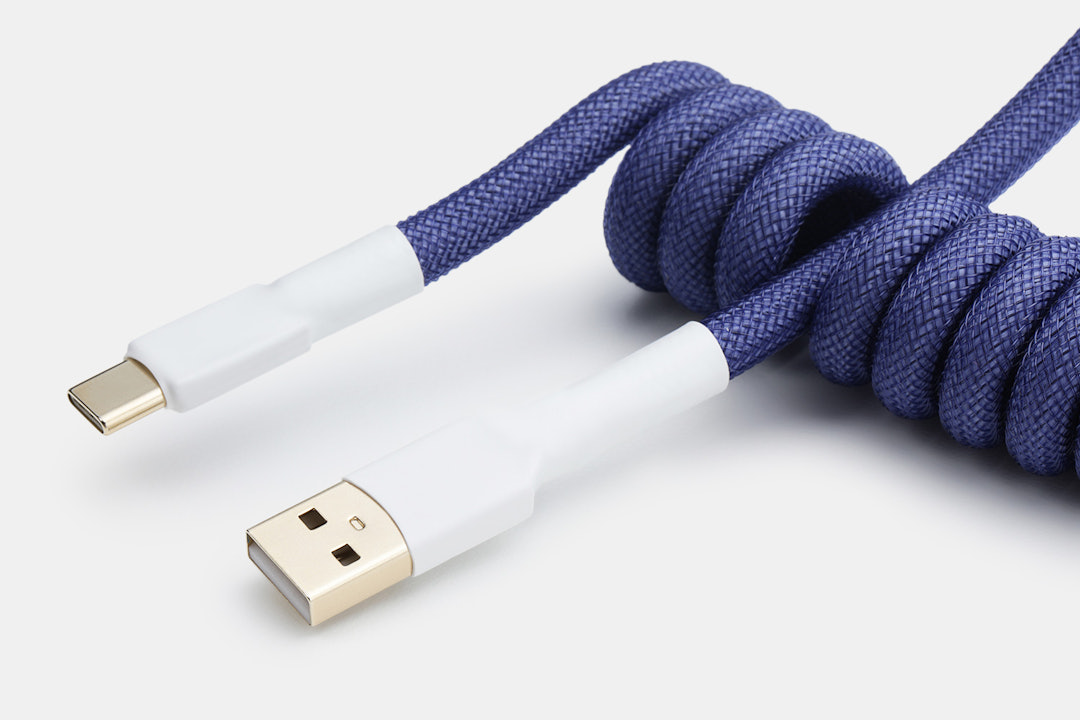 Mechcables Serenity Custom Coiled Aviator USB Cable