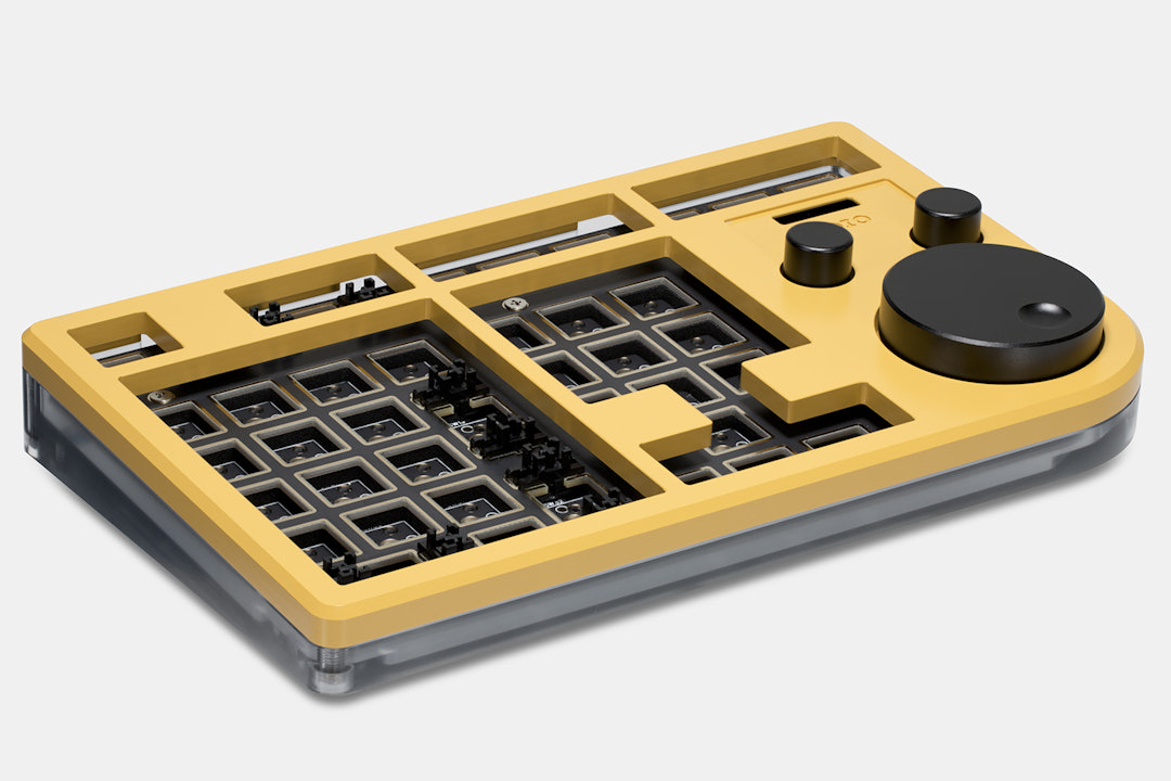 Megalodon Triple Knob 38% Keyboard With OLED Screen