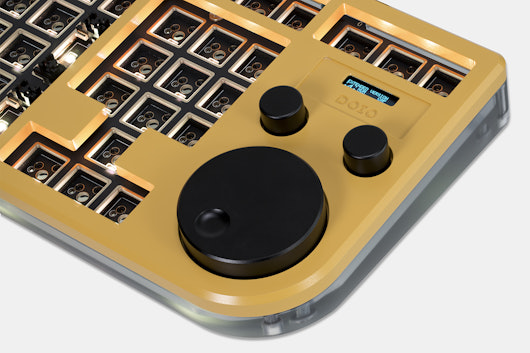 Megalodon Triple Knob 38% Keyboard With OLED Screen