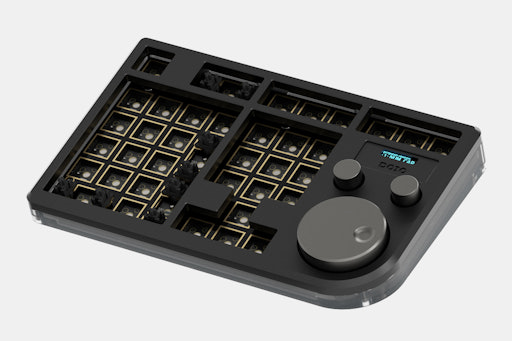 Megalodon Triple Knob 38% Keyboard With OLED Screen