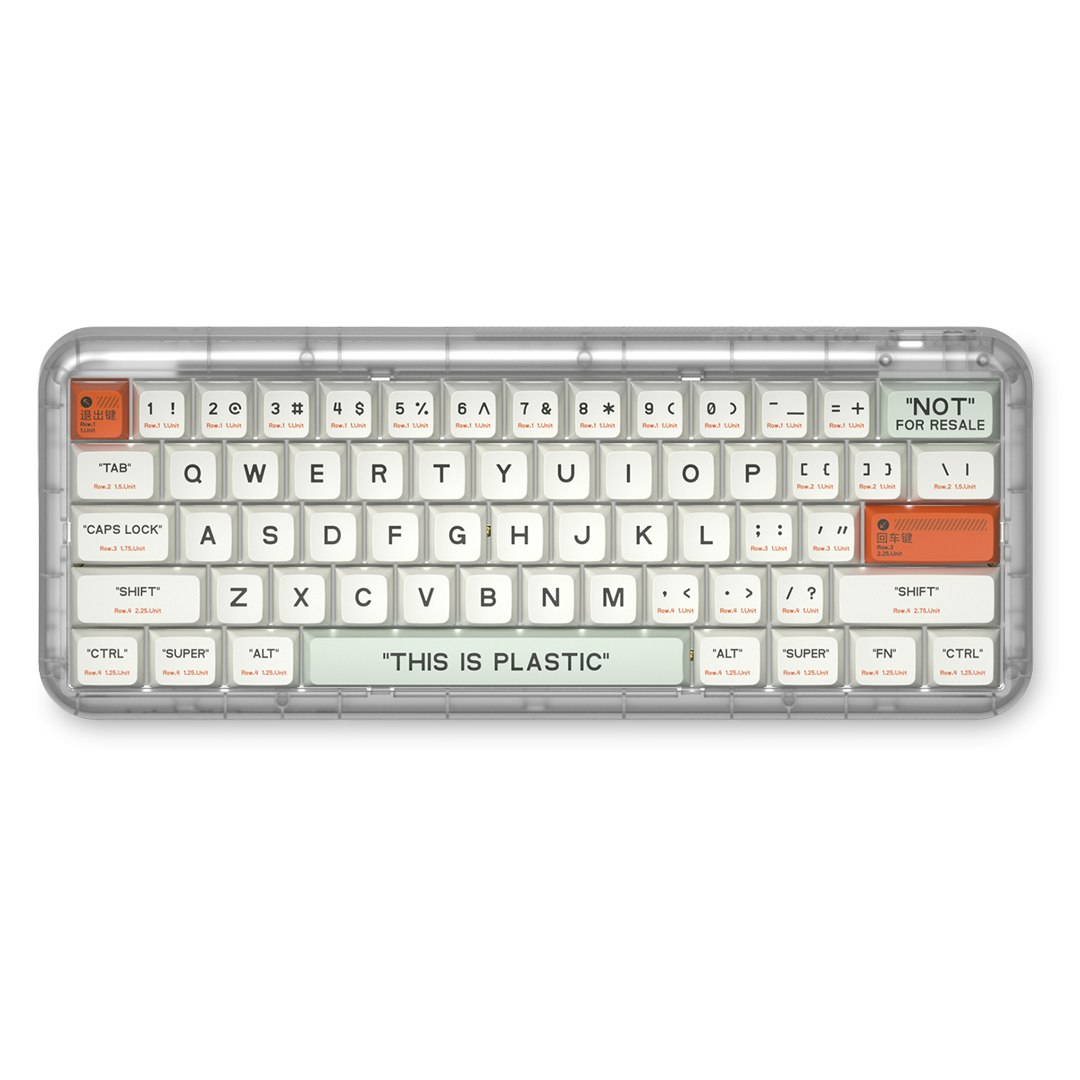 plastic keycaps