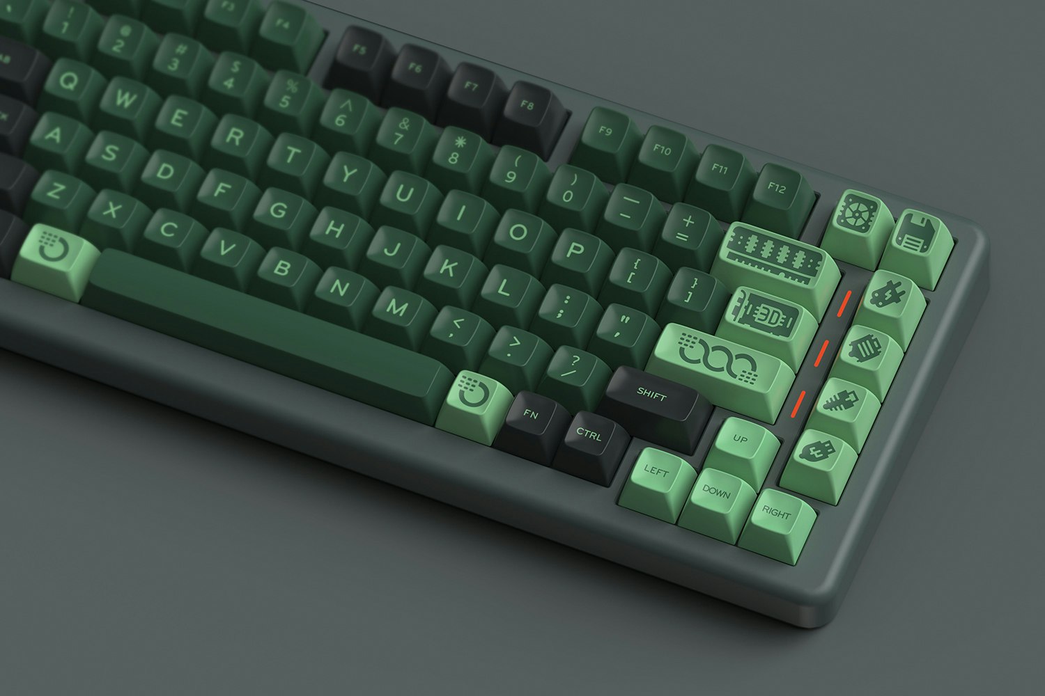 Melgeek MG The VOODOO Doubleshot ABS Keycap Set Mechanical Keyboards