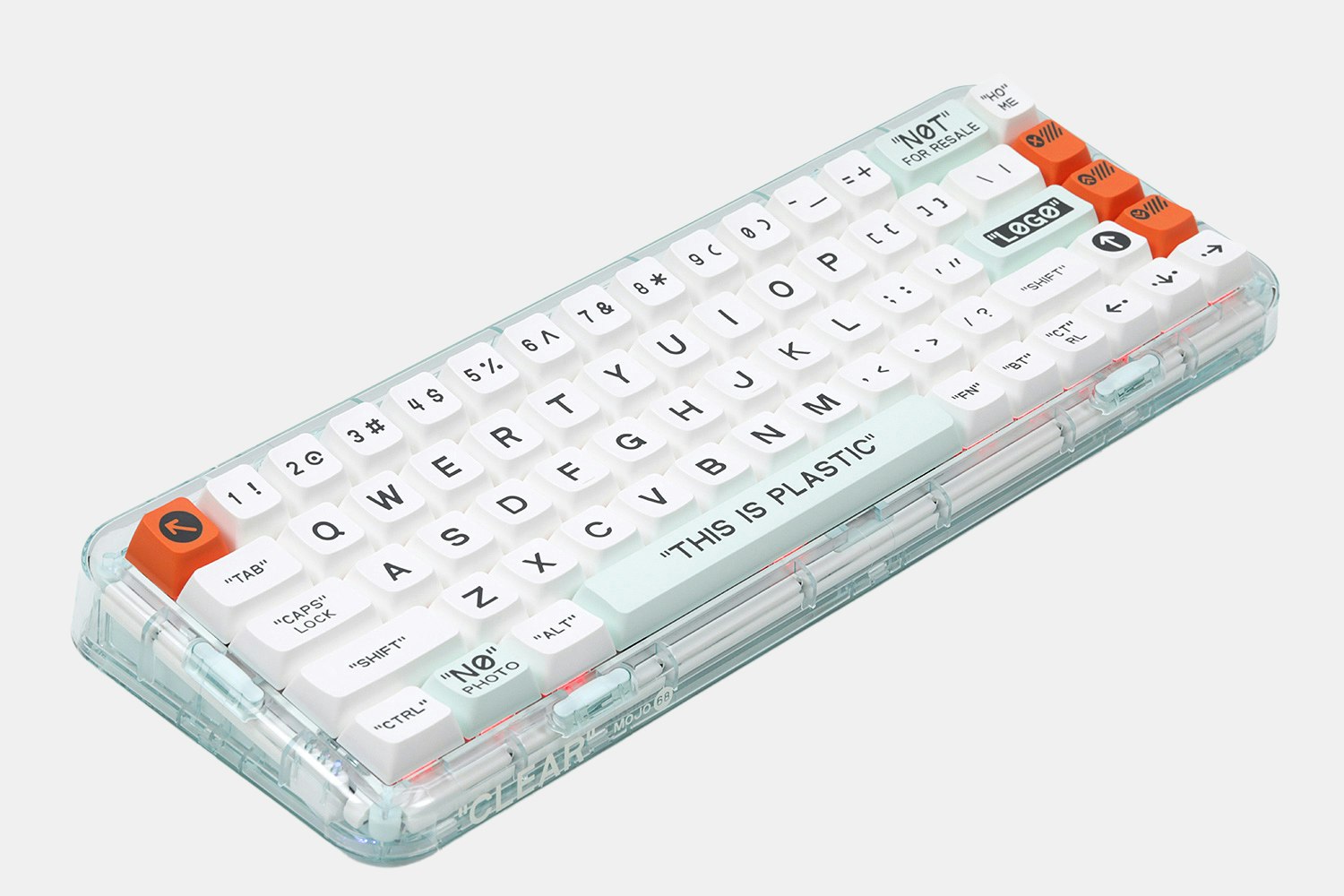 MelGeek Mojo68 Wireless Plastic Keyboard Mechanical Keyboards