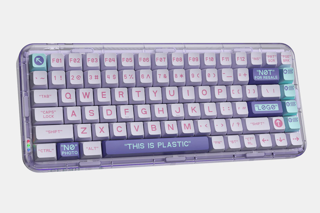 MelGeek Mojo84 Vaporwave Wireless Mechanical Keyboard Mechanical melgeek-mojo84-vaporwave-wireless-mechanical-keyboard-mechanical