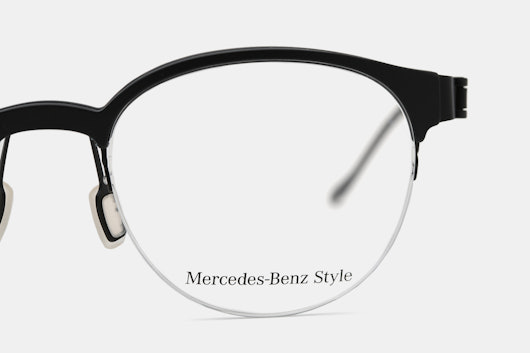 Mercedes-Benz Style Round Eyeglasses