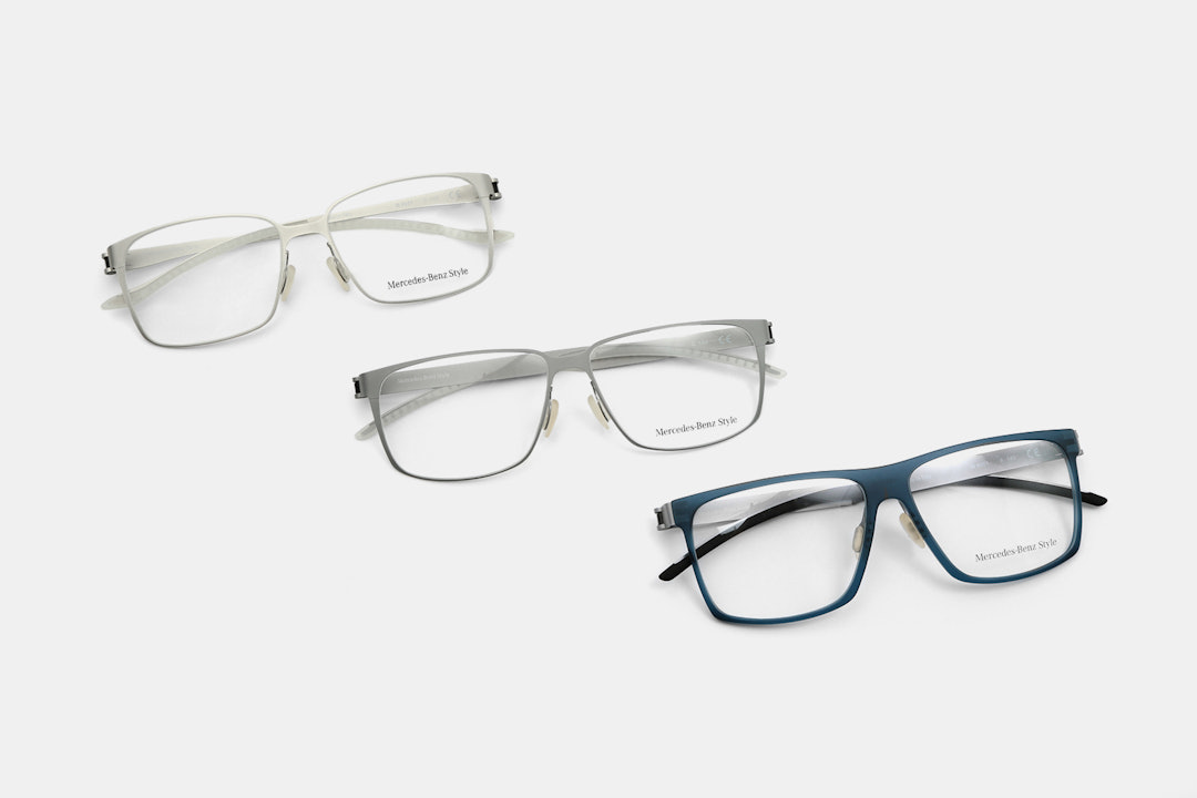 Mercedes-Benz Style Square Eyeglasses