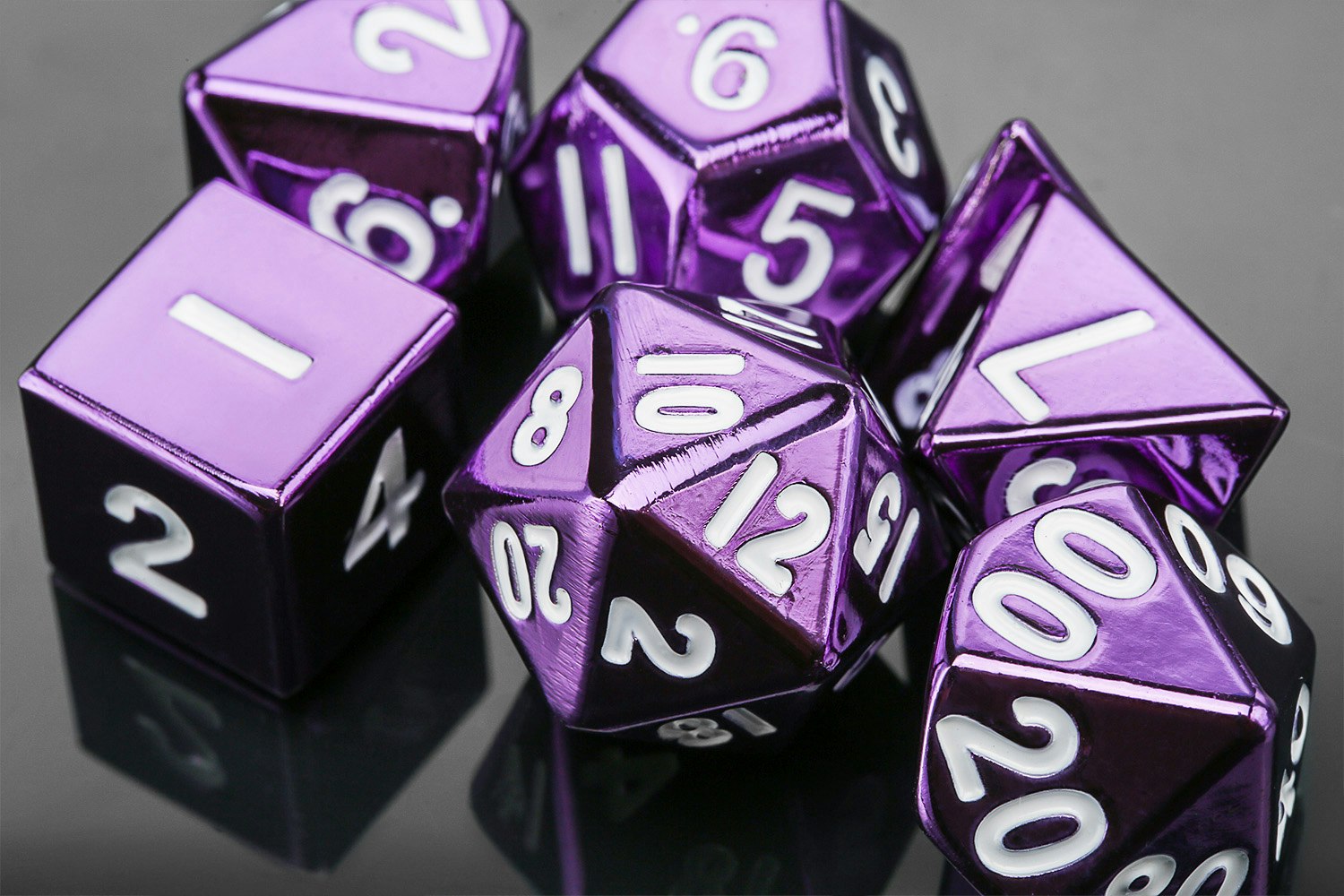 Metallic 16mm Purple Metal Dice—Massdrop Exclusive Dice Drop