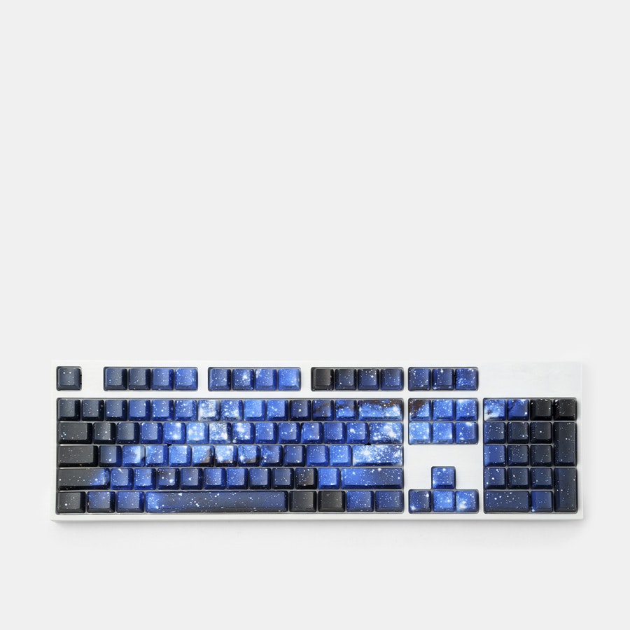 galaxy blue keycaps