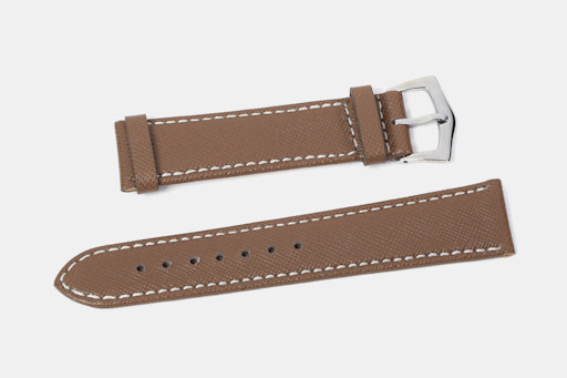 Milano Straps Saffiano Leather Watch Straps