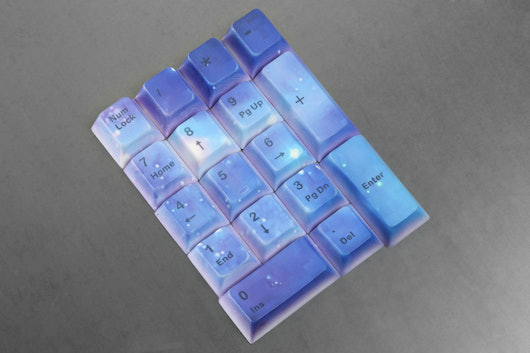 Milky Way PBT Dye-Subbed Keycap Set