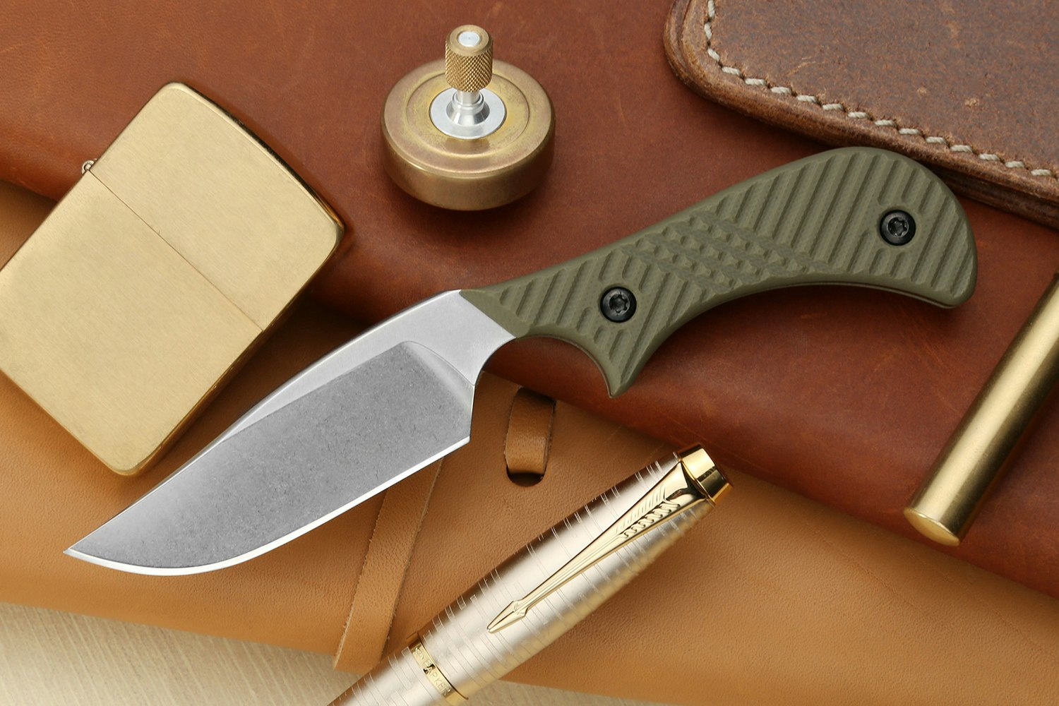 Millit x Hawk Slimline Massdrop Exclusive Knives Fixed Blade