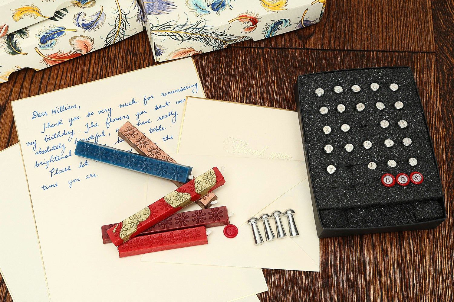 Mini Alphabets Wax Seal Set