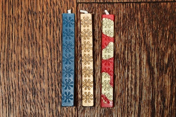 Gold, Red-Gold, Teal Gold, Red-Gold, Teal