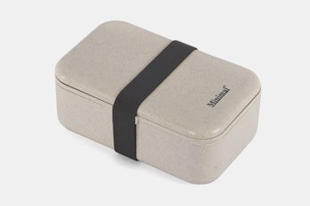 Minimal Natural-Fiber Bento Box