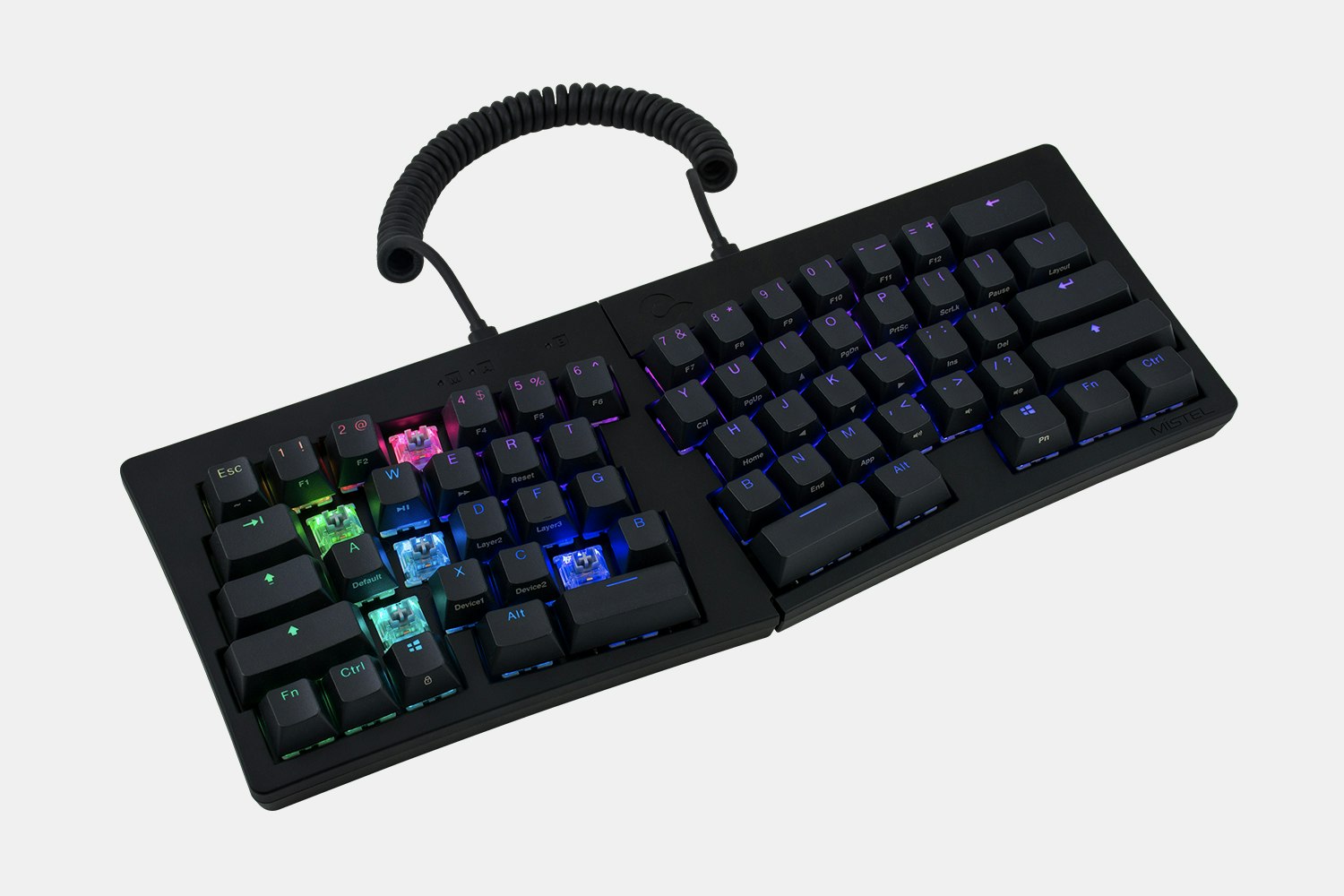 Mistel MD600 Alpha BT RGB Split Mechanical Keyboard