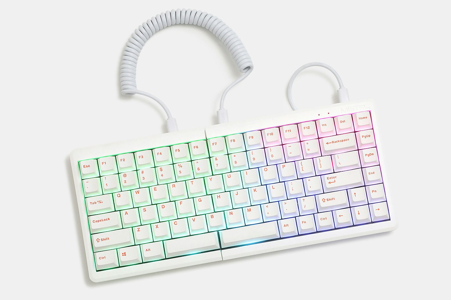 Mistel MD770 RGB Doubleshot PBT Split Keyboard