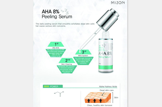 Mizon AHA & BHA Toner + AHA 8% Peeling Serum Set