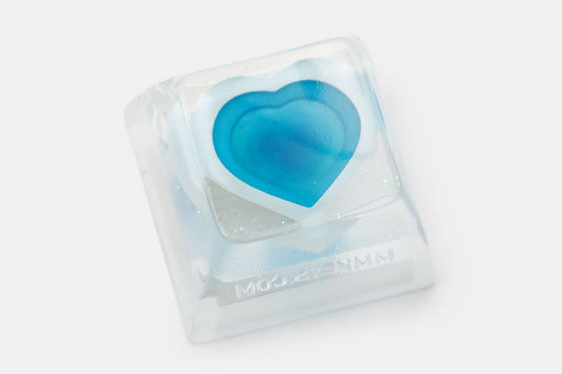 MMCaps Frozen Heartbeats Resin Artisan Keycap