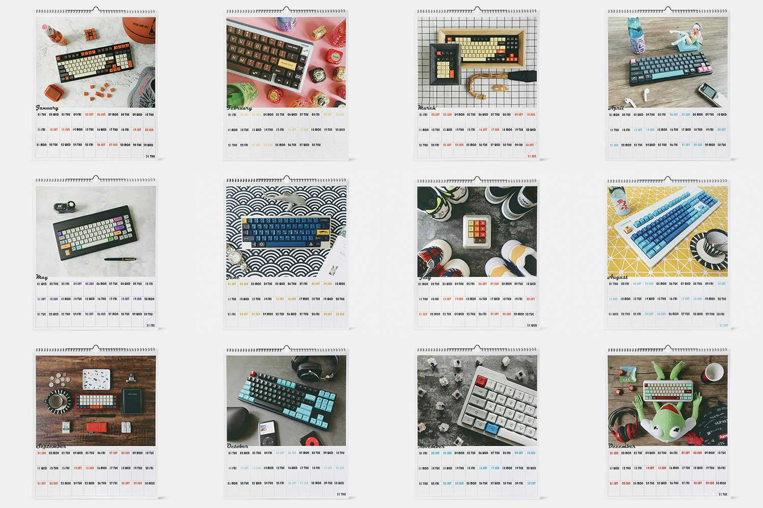 MNI Mechanical Keyboard 2019 Calendar