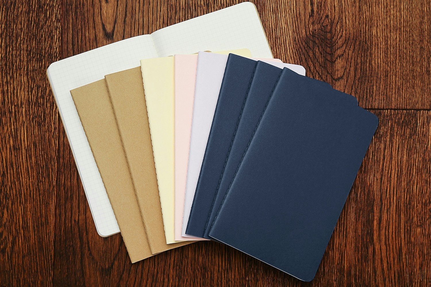 Moleskine Large Cahier Journals (Three 3Packs) Paper Drop