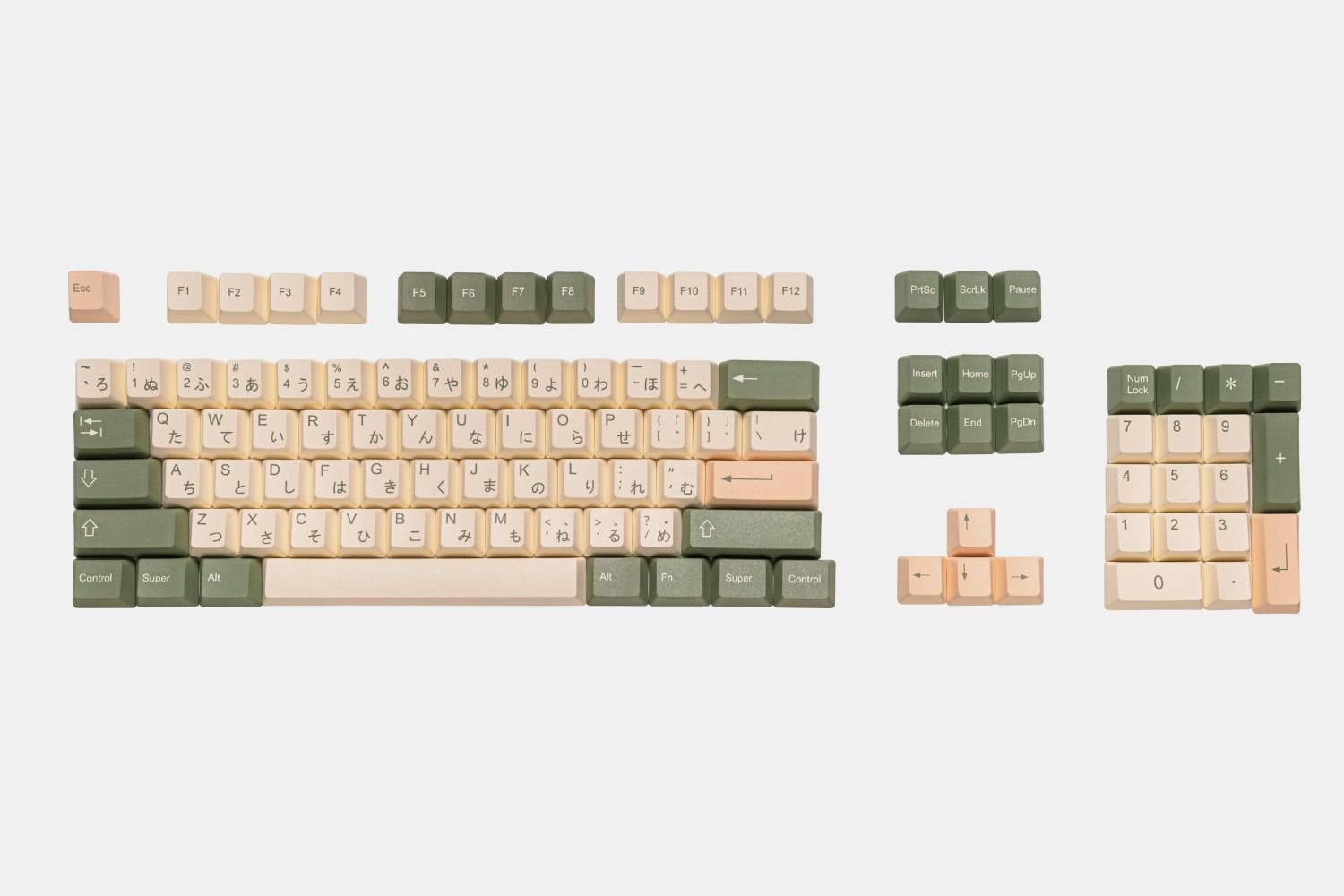 MOMOKA Forest of Elves Dye-Subbed PBT Keycap Set