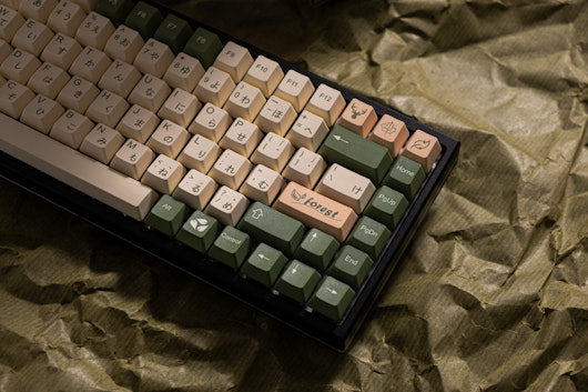 MOMOKA Forest of Elves Dye-Subbed PBT Keycap Set