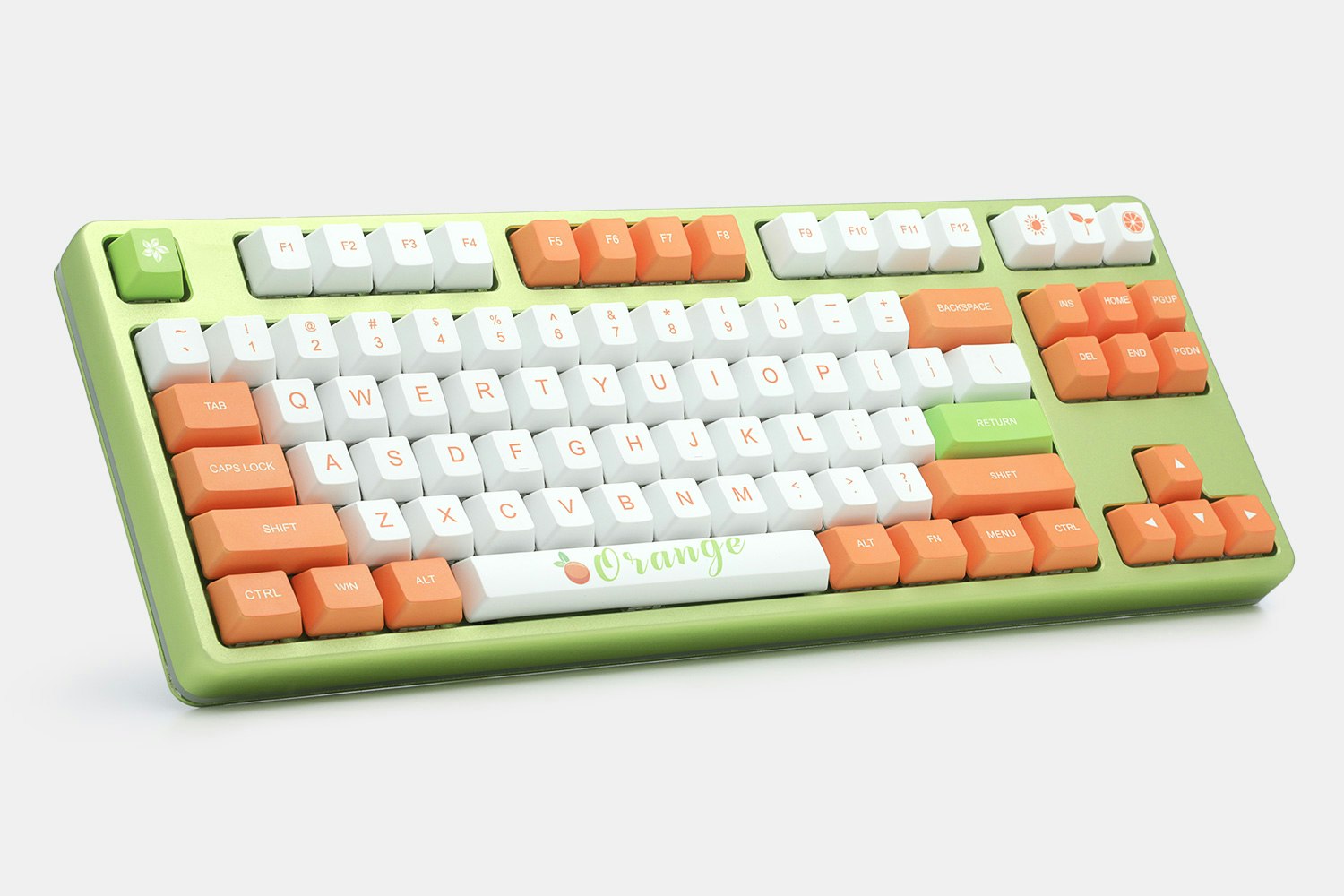 MOMOKA Sugar Orange Dye-Subbed PBT Keycap Set