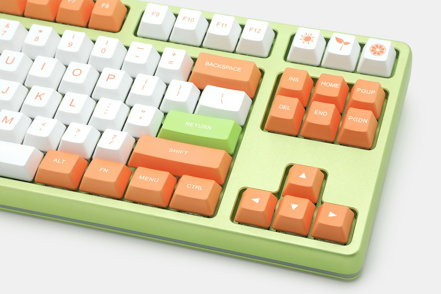MOMOKA Sugar Orange Dye-Subbed PBT Keycap Set