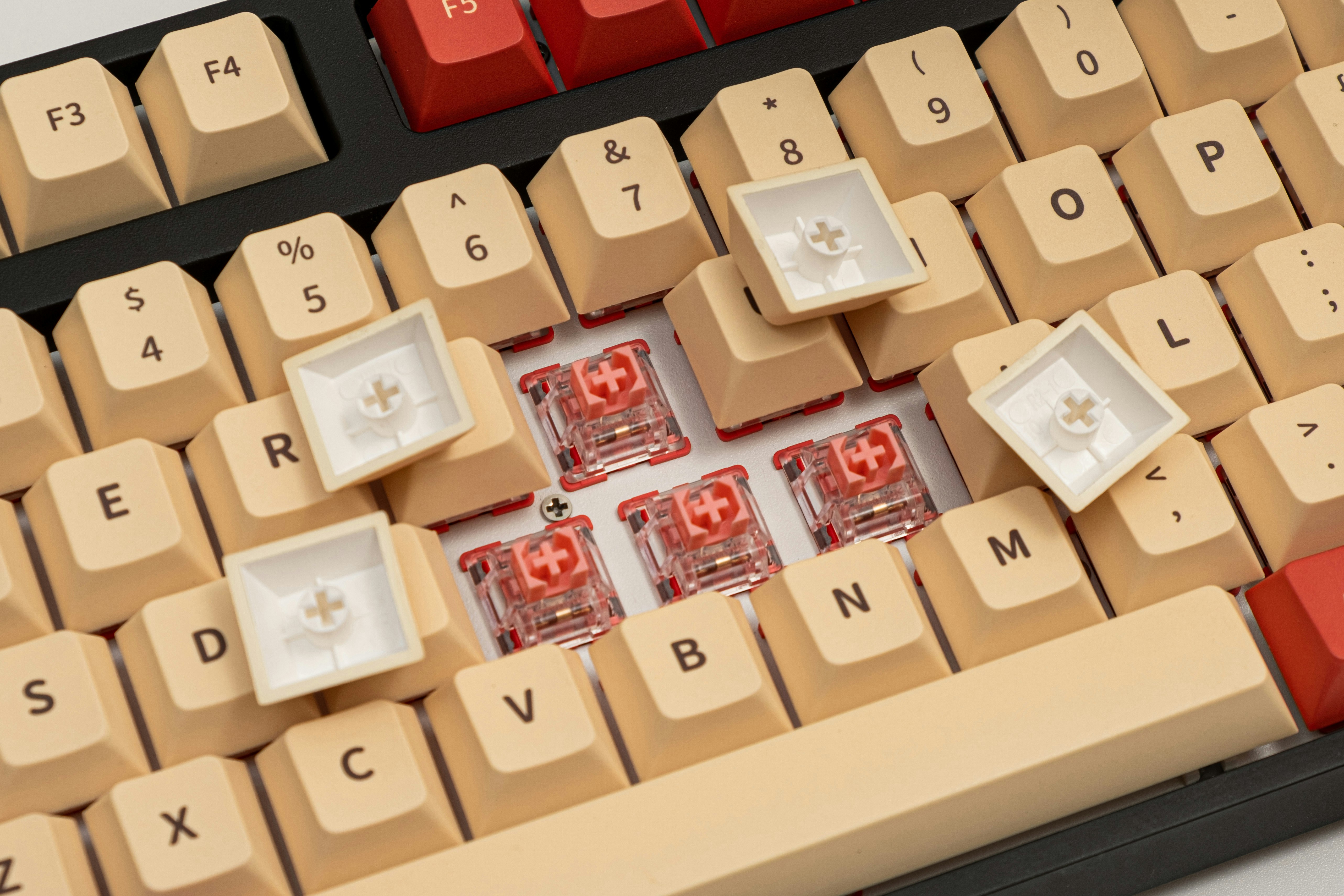 MOMOKA Spark Dye-Subbed PBT Cherry Keycap Set