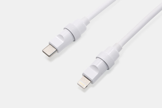 MOMOKA White Frost USB-C and Lightning Cables