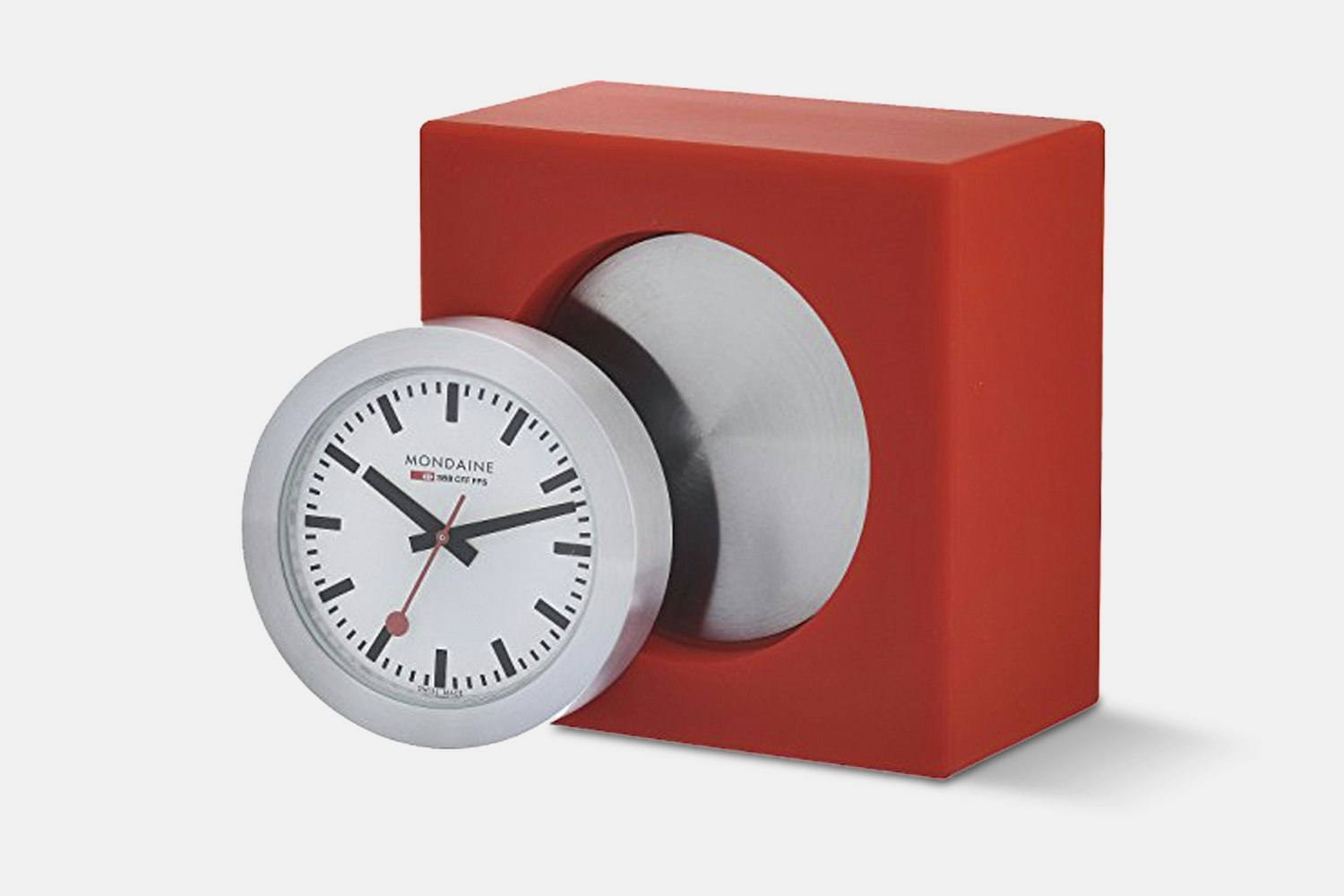 Mondaine Desk Clock 62 Drop Watchintyme