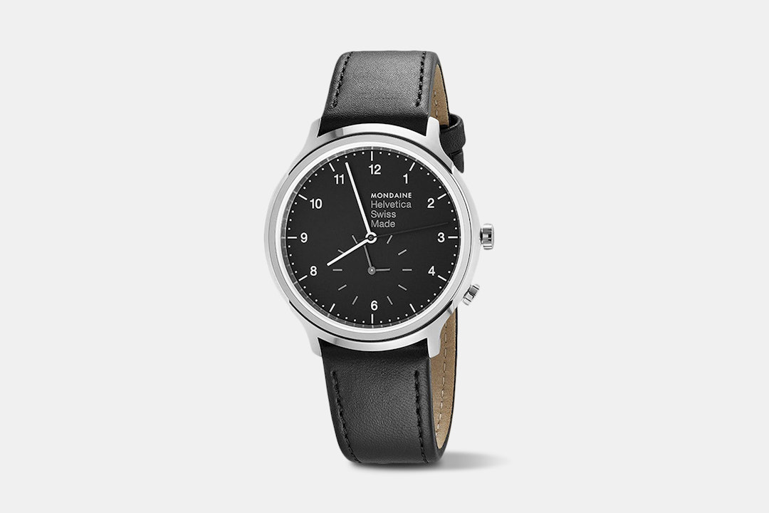 Mondaine Helvetica No. 1 Dual Time Quartz Watch