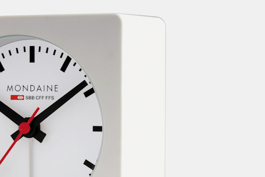Mondaine Square Desk Alarm Clock