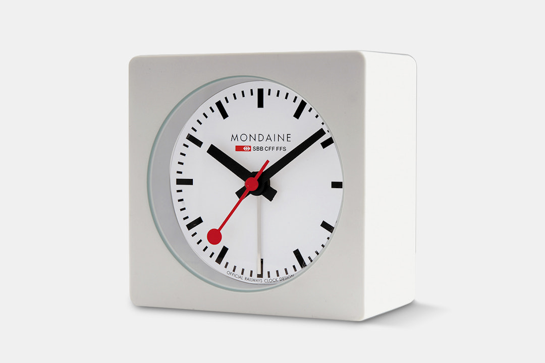 Mondaine Square Desk Alarm Clock