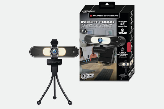 Monster Vision Insight Focus Premium 4K UHD Webcam