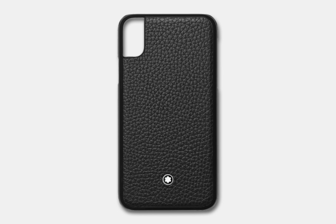 Montblanc Leather Hard Case for iPhone X