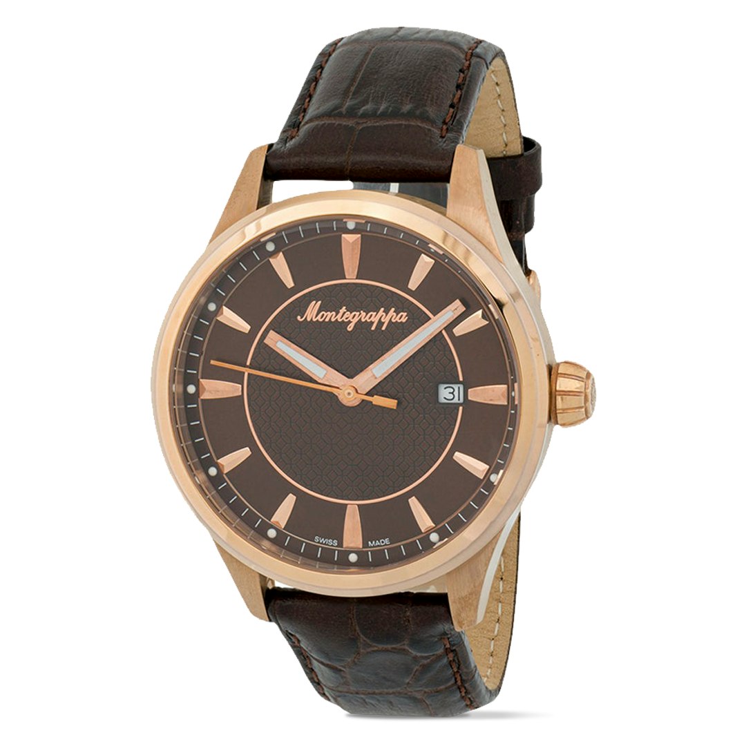 Montegrappa Watch Nero Uno - Swiss Quartz Cal. Ronda 6004 - IDNUWAIB :  Amazon.co.uk: Fashion